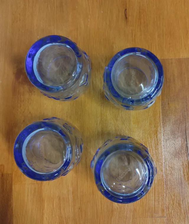 Set 4 Bicchieri Disney Blu