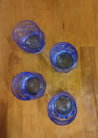 Set 4 Bicchieri Disney Blu