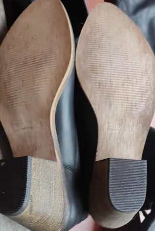 Botas Mustang Piel Negras 37