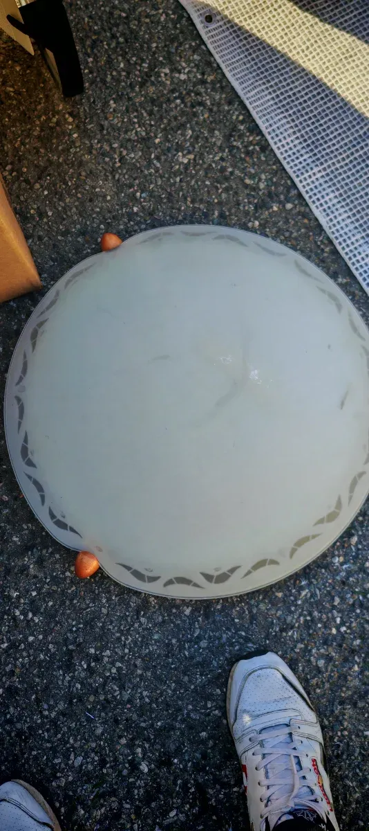 Lampadario metallo e plastica