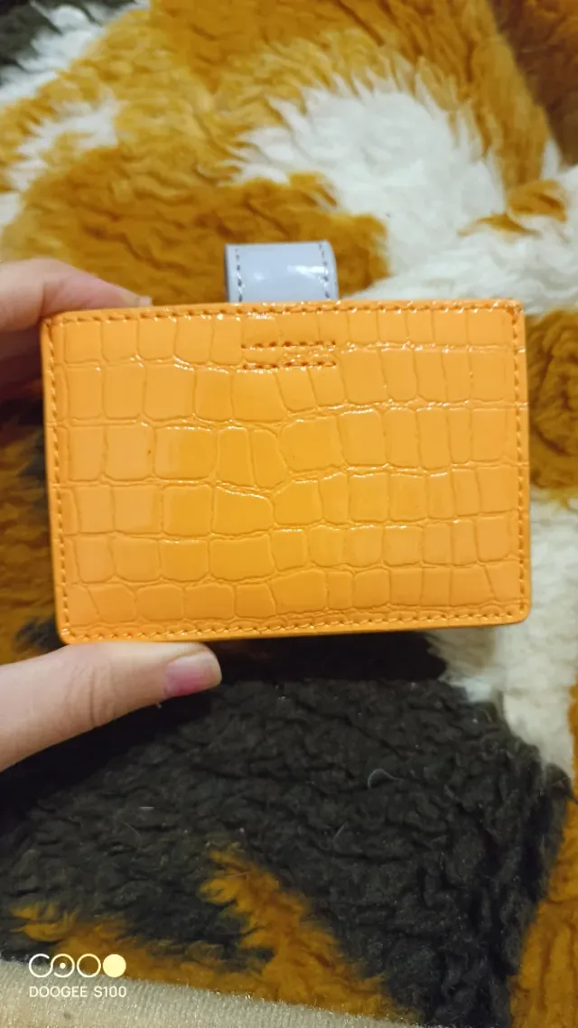 Tarjetero Tous Naranja y Gris Nuevo