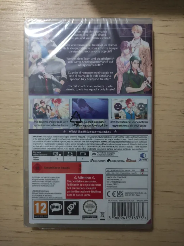 Juego Nintendo Switch Sympathy Kiss