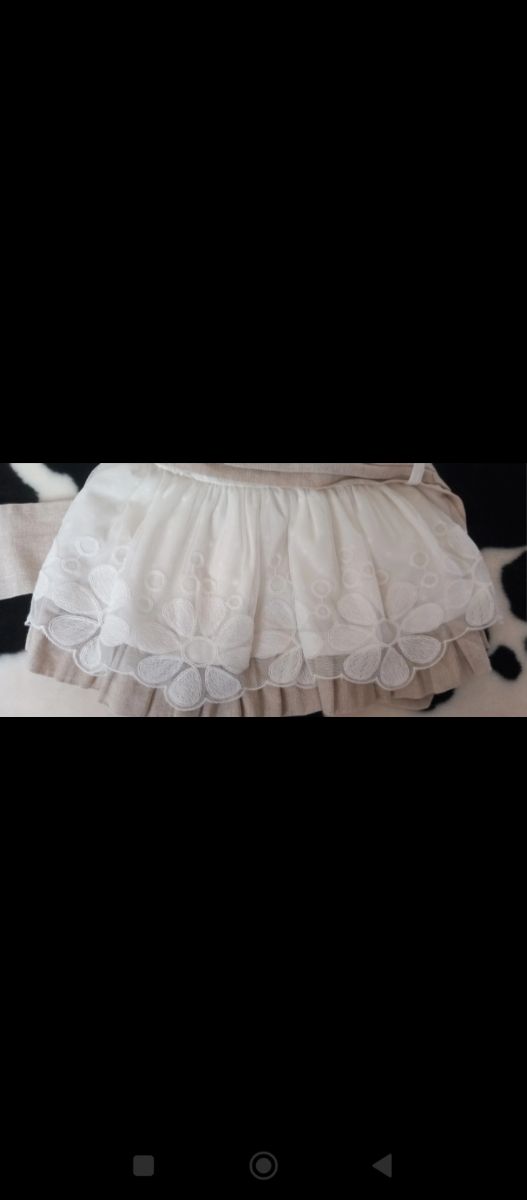 Precioso vestido y braguita bebé. Para 12 meses
