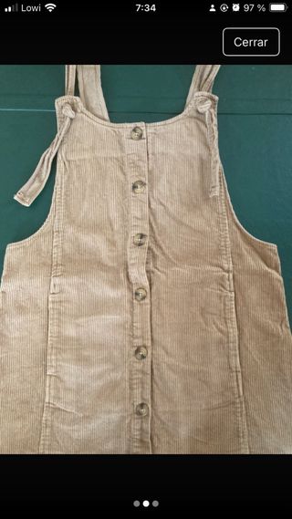 Peto de pana marrón