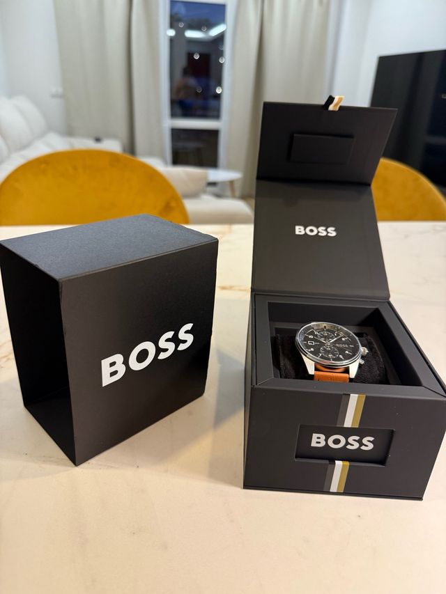 Reloj BOSS SKYTRAVELLER UHR Negro/Marrón
