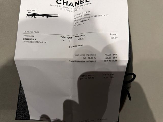 Bailarinas Chanel Negras