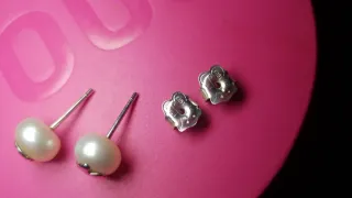 Pendientes Tous Perla Plata