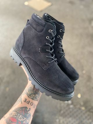 Stivali camoscio nero Parrotto 42