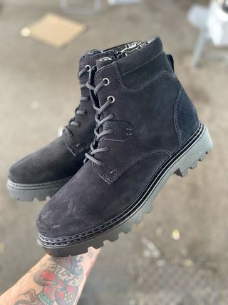 Stivali camoscio nero Parrotto 42