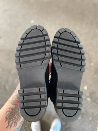 Stivali camoscio nero Parrotto 42