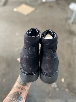 Stivali camoscio nero Parrotto 42