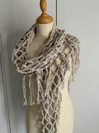 Scialle donna Esprit con frange