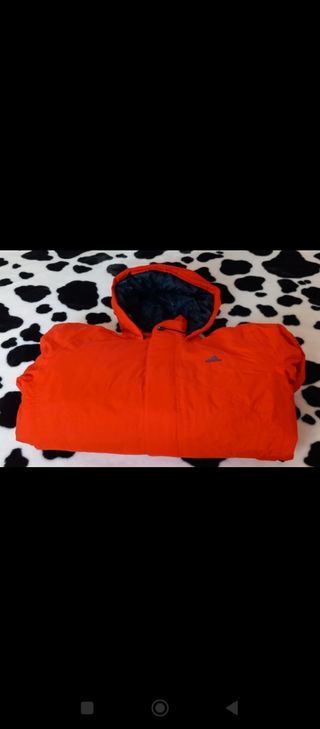 Chaqueta Adidas Naranja con Capucha