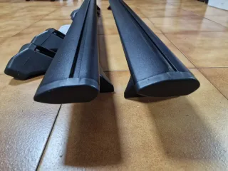 Barras Cruz Airo Fix Dark con Cierres Antirrobo