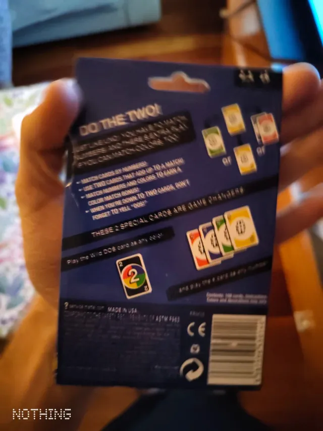 Juego de cartas DOS Original.