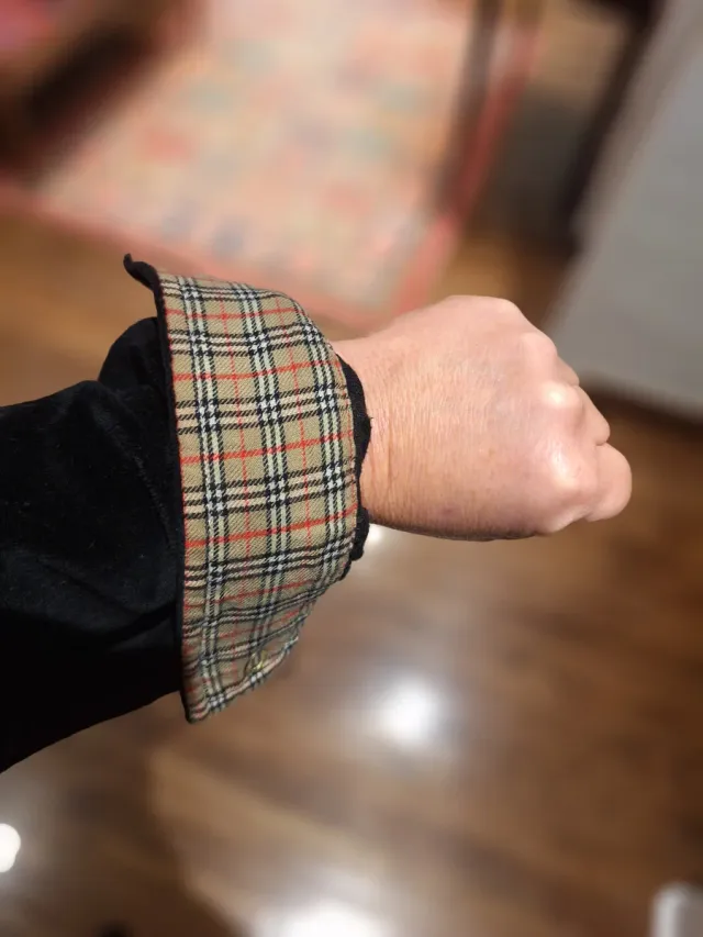 Sobrecamisa Terciopelo Burberrys Negra Mujer