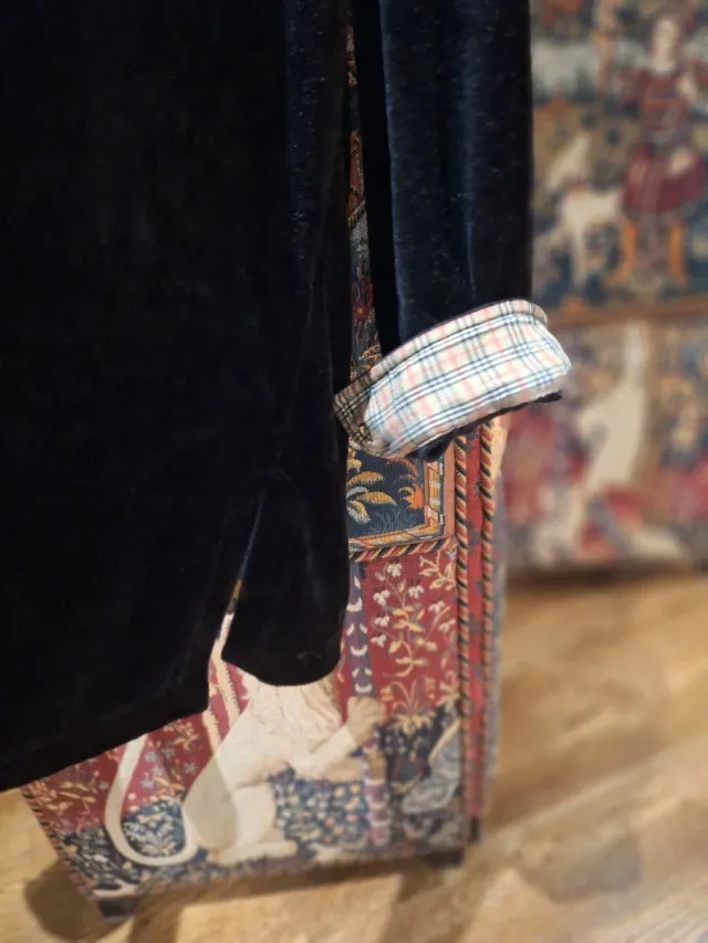 Sobrecamisa Terciopelo Burberrys Negra Mujer