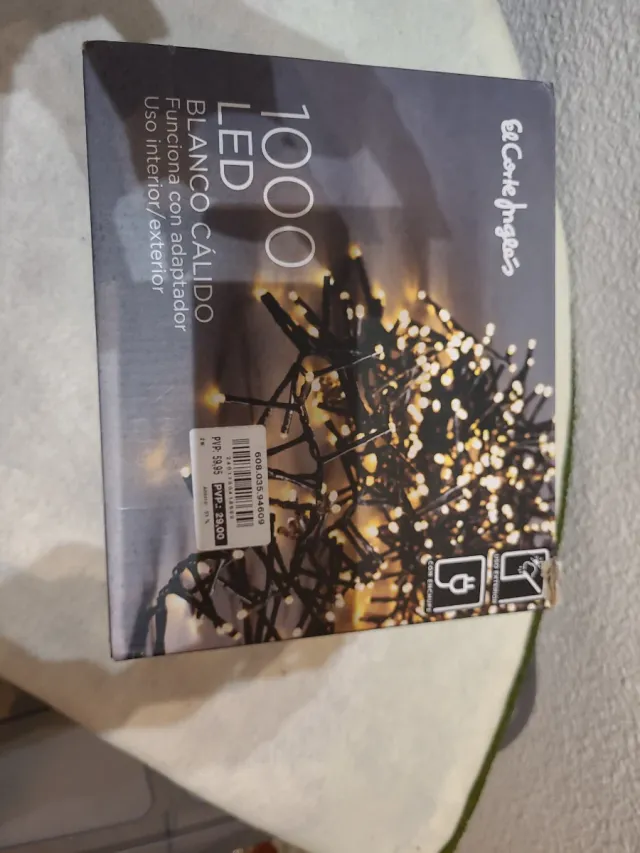 Luces Navidad El Corte Inglés 1000 LED