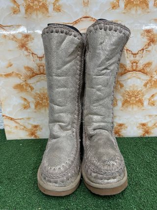 Stivali donna oro/argento