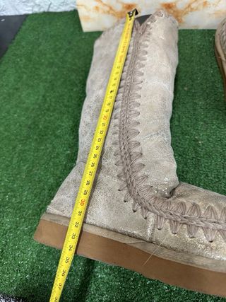 Stivali donna oro/argento