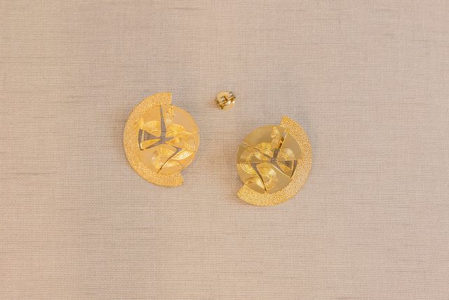 Pendientes chapados oro 18k Nuevos