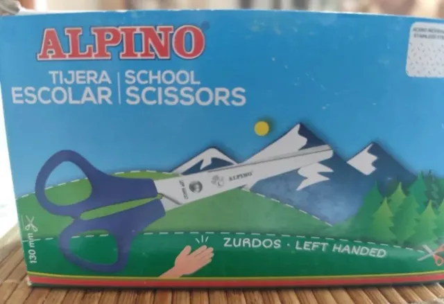 Tijeras Escolares Alpino Zurdo 130mm