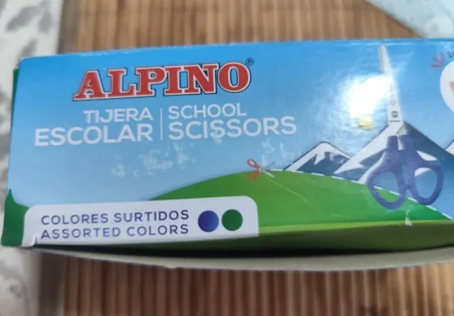 Tijeras Escolares Alpino Zurdo 130mm
