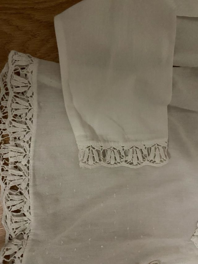 Blusa Zara Trafaluc Encaje Blanca