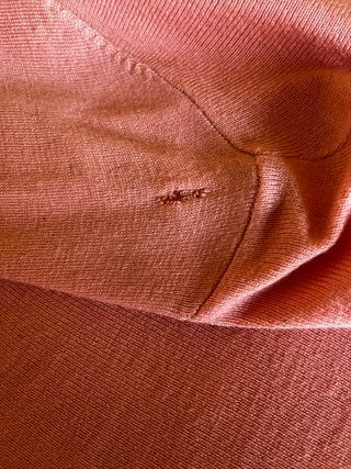 Vestido punto color salmón talla S