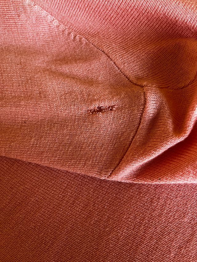 Vestido punto color salmón talla S