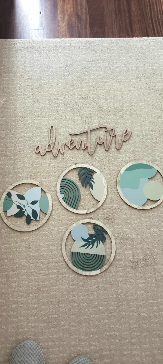 Decoración pared madera Adventure SIN ESTRENAR