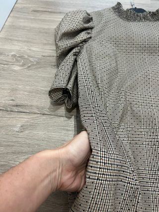 Vestido Zara mangas abullonadas