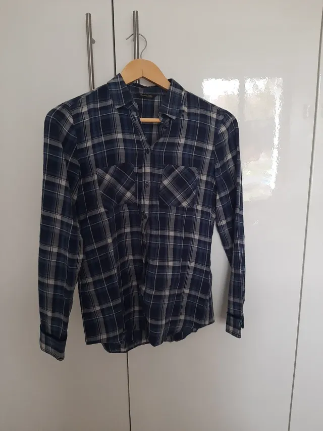 Camisa cuadros Massimo Dutti Talla 36