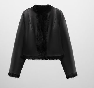 Casaco Pele e Pelo Reversível Mango e Jen ceballos