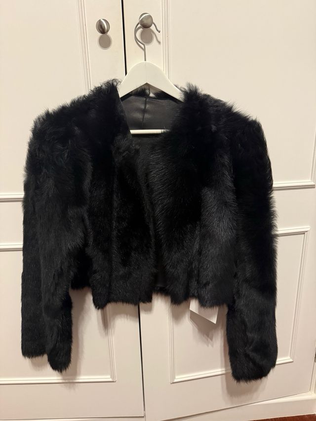 Casaco Pele e Pelo Reversível Mango e Jen ceballos