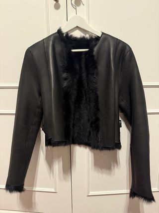 Casaco Pele e Pelo Reversível Mango e Jen ceballos