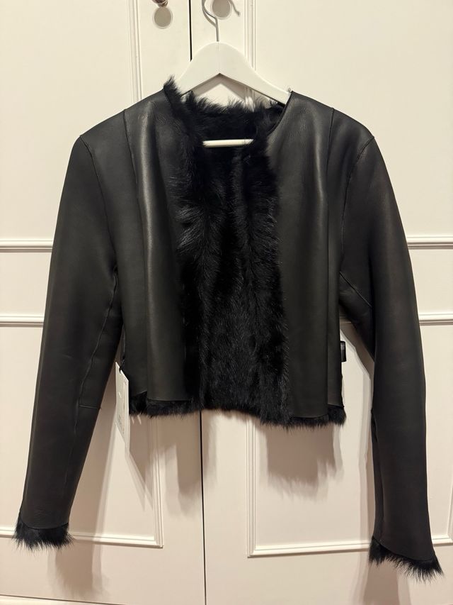 Casaco Pele e Pelo Reversível Mango e Jen ceballos