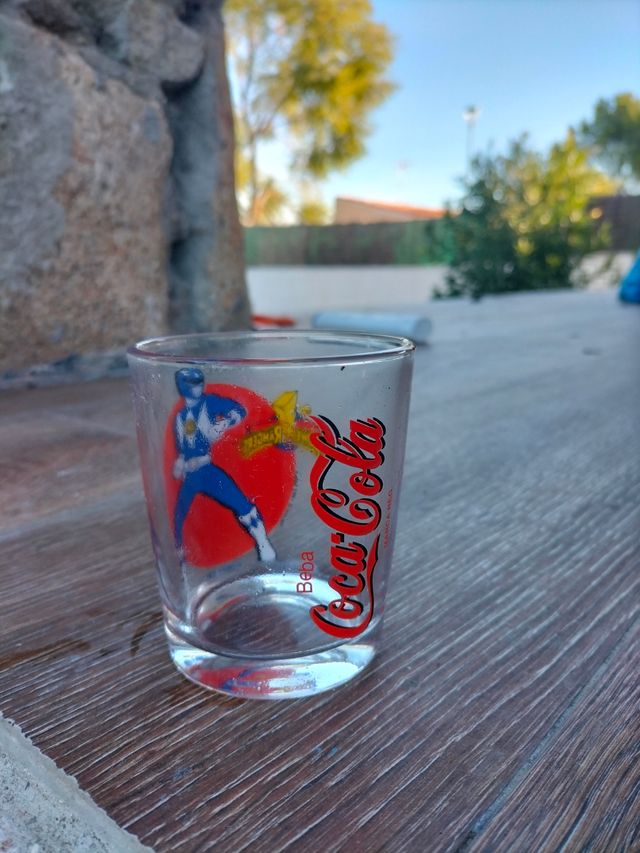 Vaso Coca-Cola Power Rangers Vintage