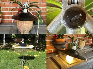 Vecchia lampada da soffitto industriale tedesca - anni '50