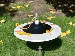 Vecchia lampada da soffitto industriale tedesca - anni '50