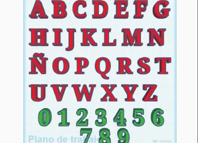 Letras para letrero personalizado