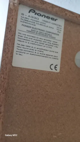 Equipo de música Pioneer Bass-Reflex