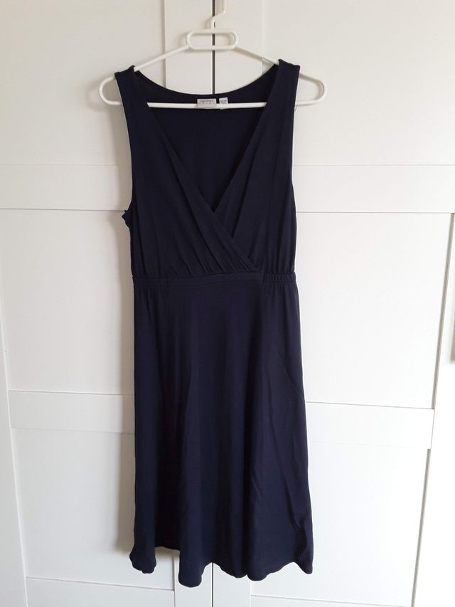 Vestido azul marino de Esprit. Talla S