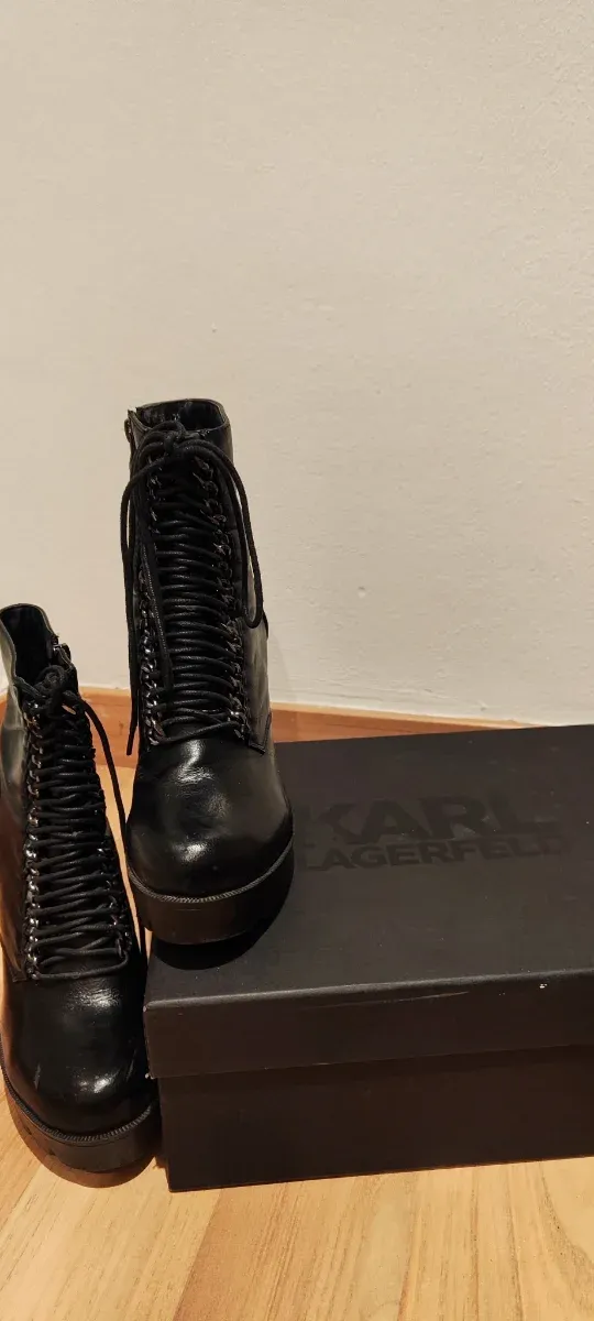 Botines Karl Lagerfeld Negros Talla 39