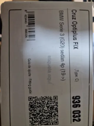 Kit Cruz Optiplus Fix 936 032 BMW Serie 3 G20