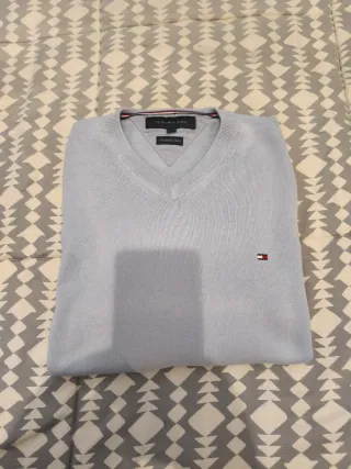 Jersey Tommy Hilfiger Azul Claro Talla S