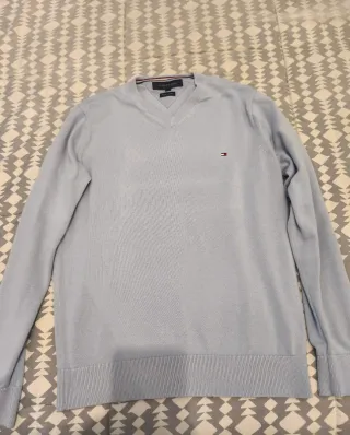 Jersey Tommy Hilfiger Azul Claro Talla S
