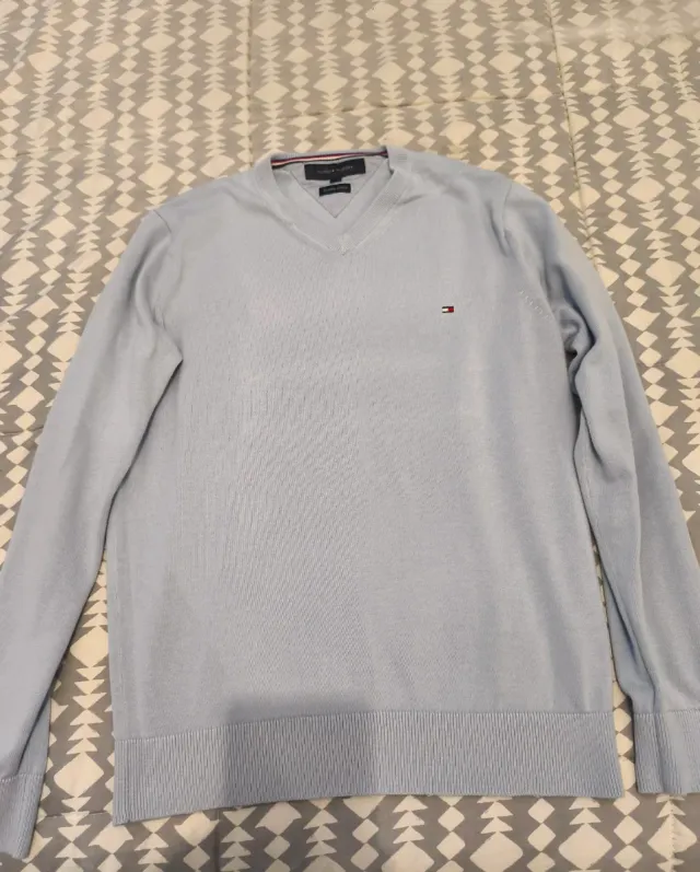 Jersey Tommy Hilfiger Azul Claro Talla S