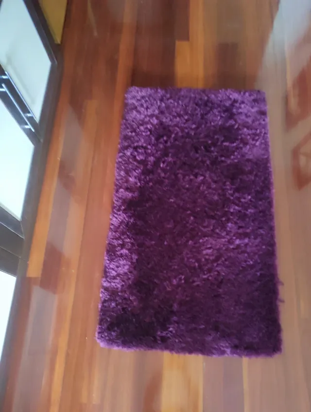 Tappeto Shaggy Viola a Pelo Lungo