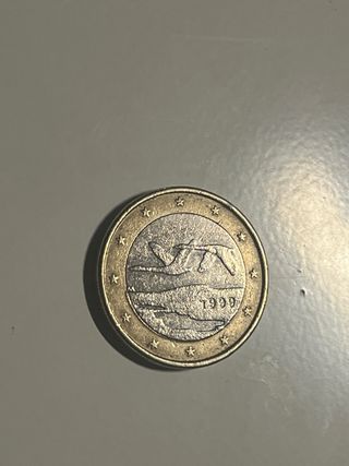 Moneda 1 Euro Finlandia 1999 Aves